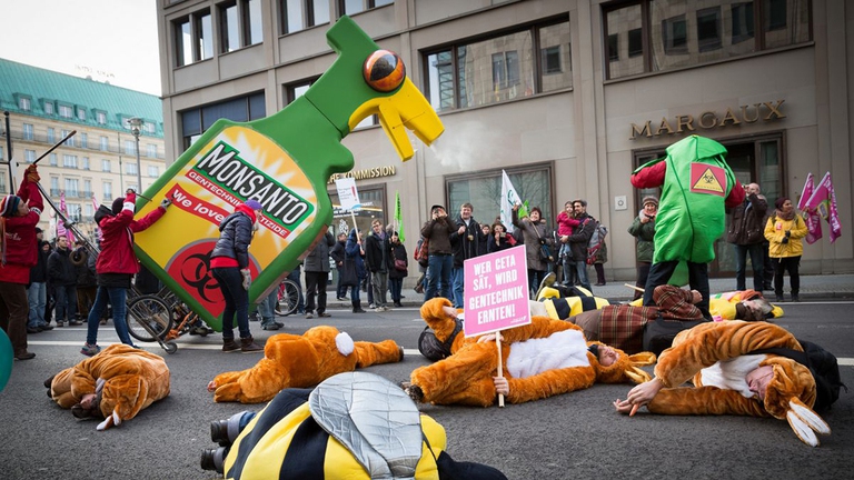 Protests against glyphosate