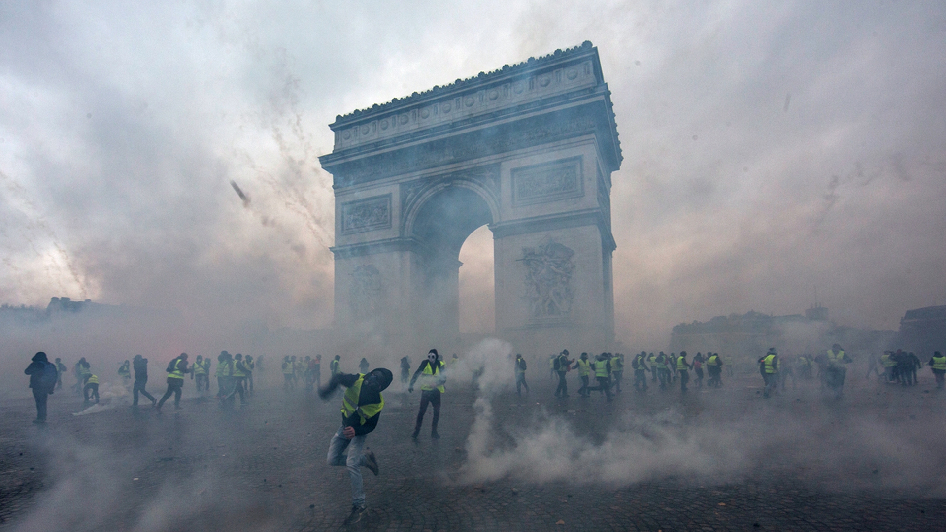 Gilet gialli a Parigi