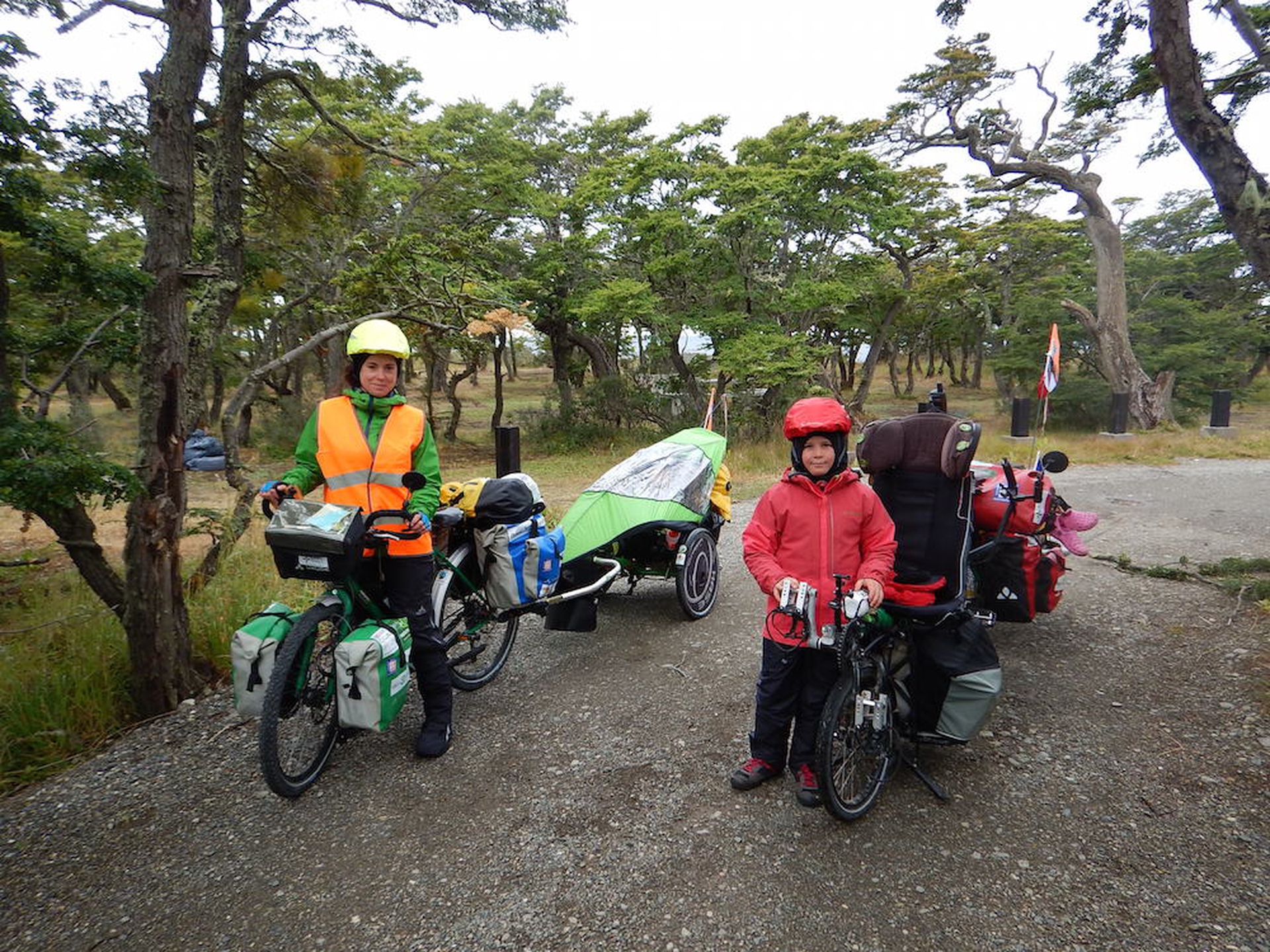 Biocycling, la famiglia in bicicletta