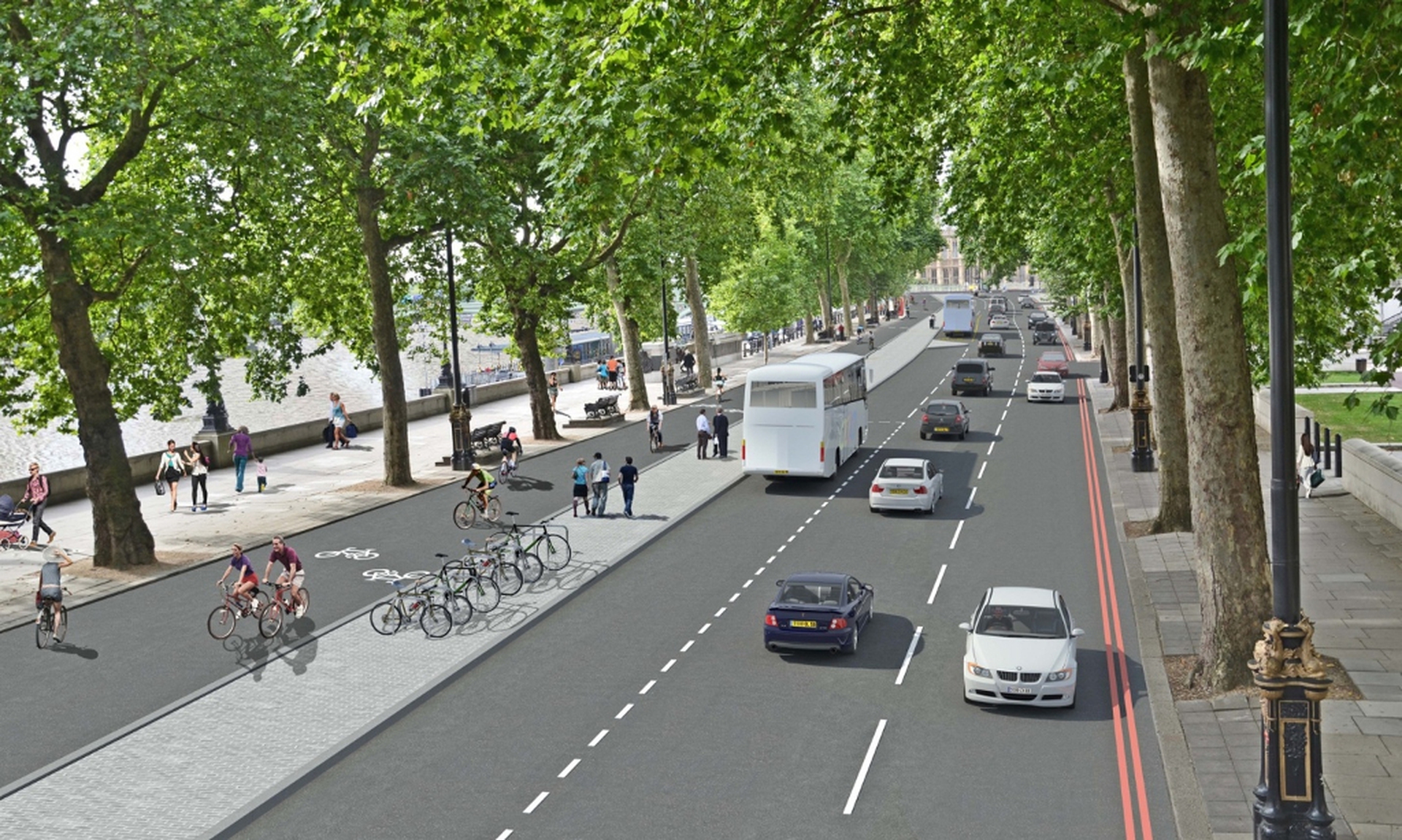 London's cycle highway