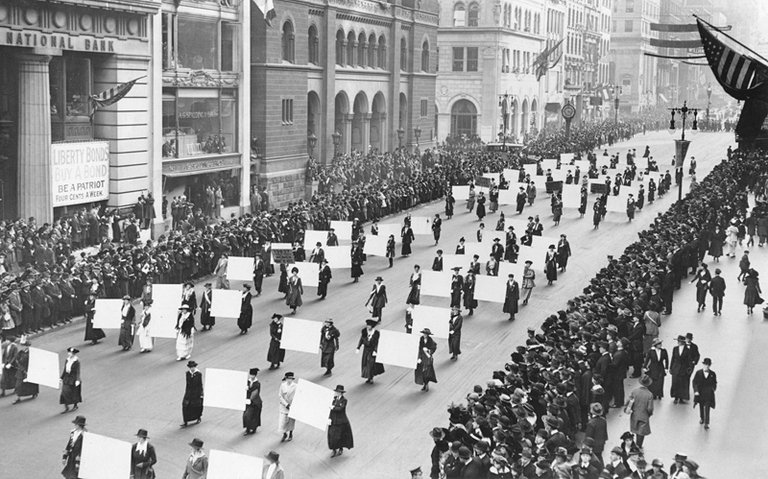 suffragists, NY, 1917