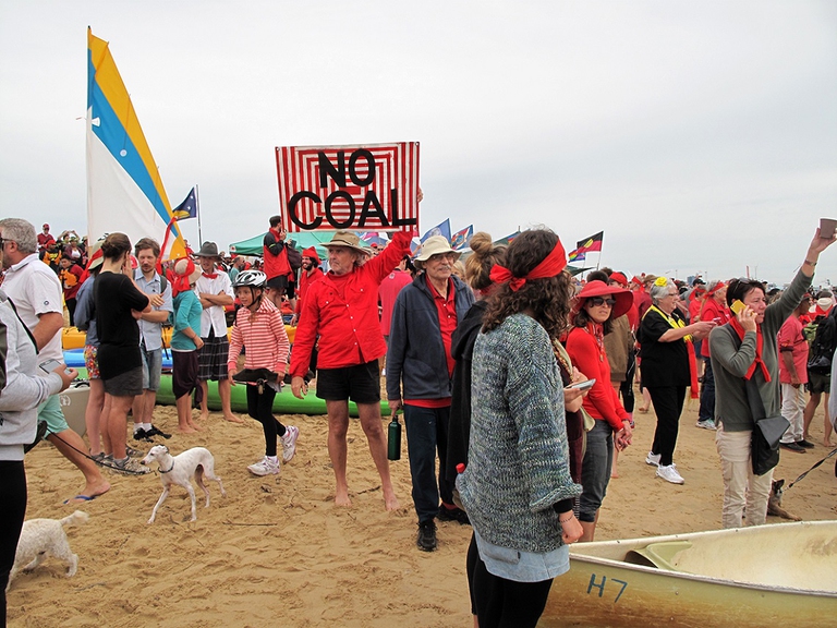 Manifestanti a Newcastle