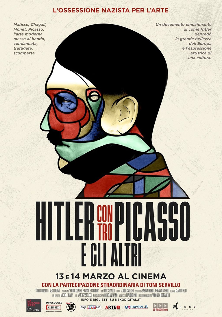 poster Hitler contro Picasso e gli altri