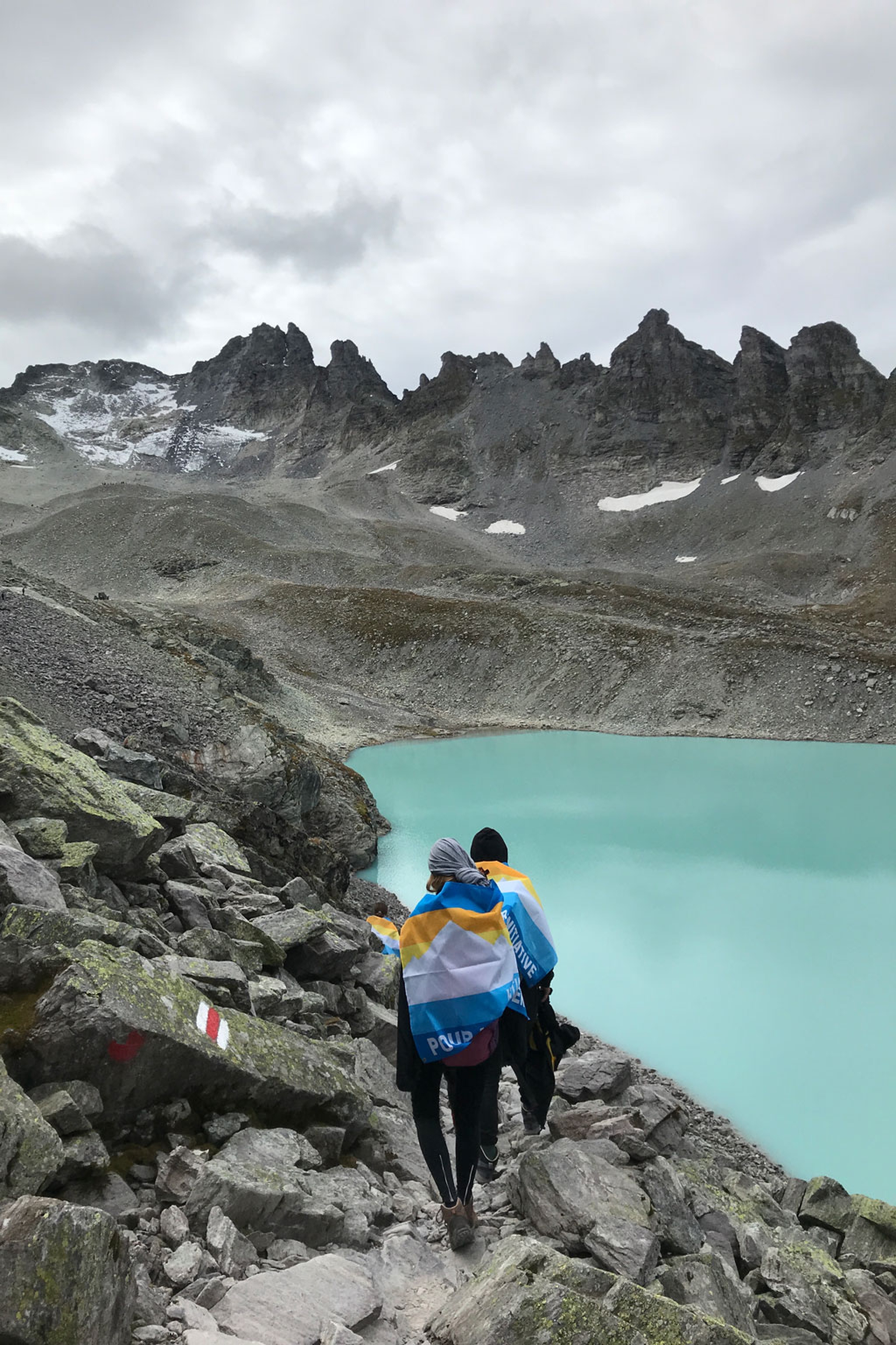 La cerimonia per il ghiacciaio del Pizol, in Svizzera