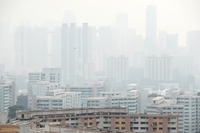 Singapore nell’inquinamento per gli incendi in Indonesia