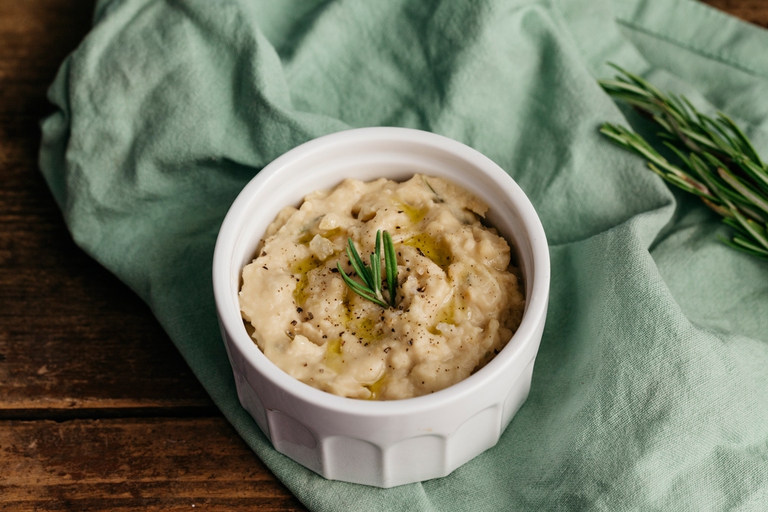 crema di ceci e rosmarino