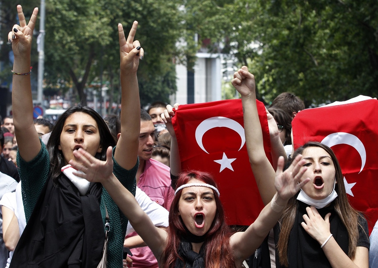 Manifestazione di protesta in Turchia