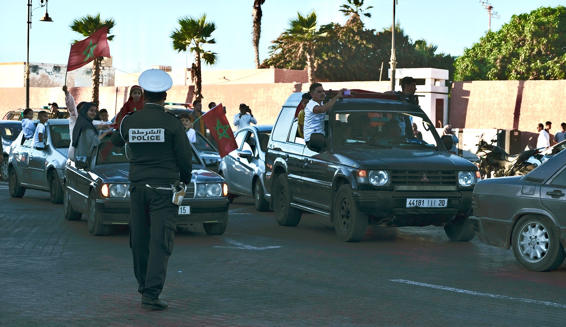 Tifosi per le strade