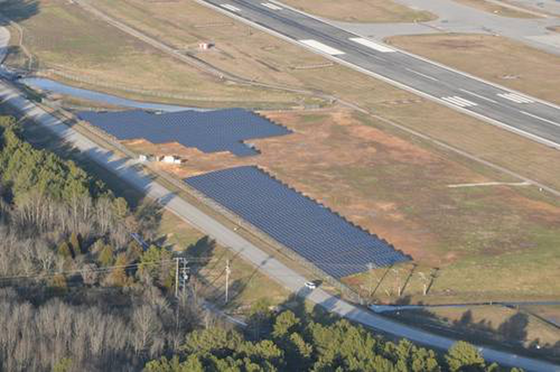 The Chattanooga Airport solar farm in Tennessee