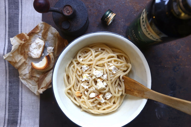 umbricelli con ricotta