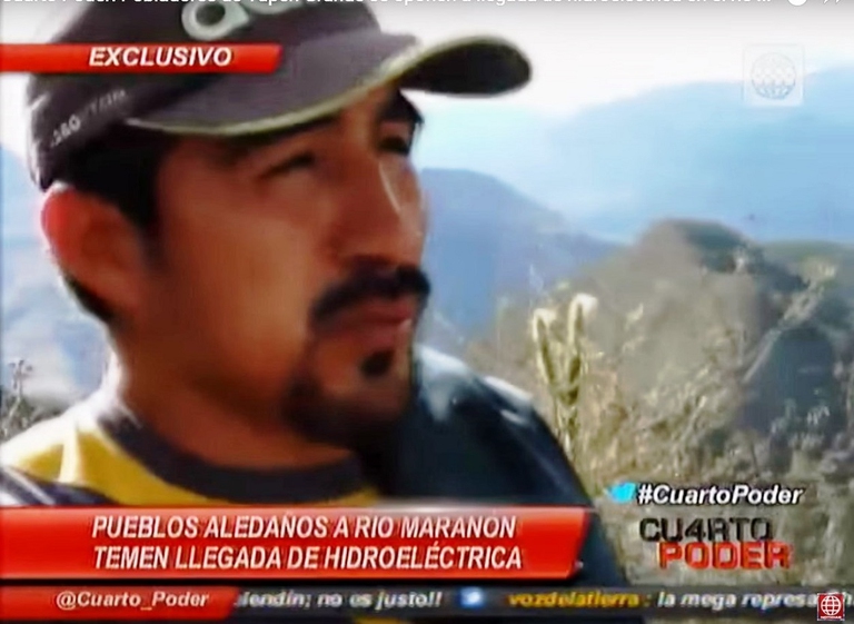 L'attivista ambientale peruviano Rojas Gonzales 