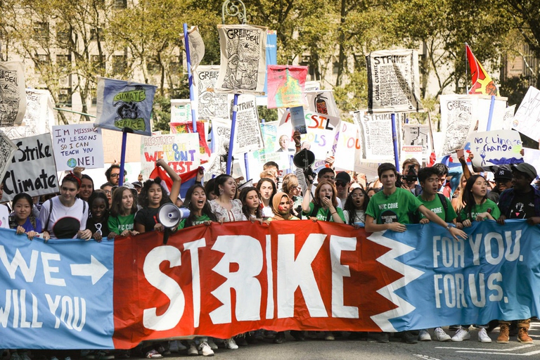 Climate strike, New York, fridays for future, climate action week