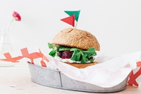 Burger di barbabietola