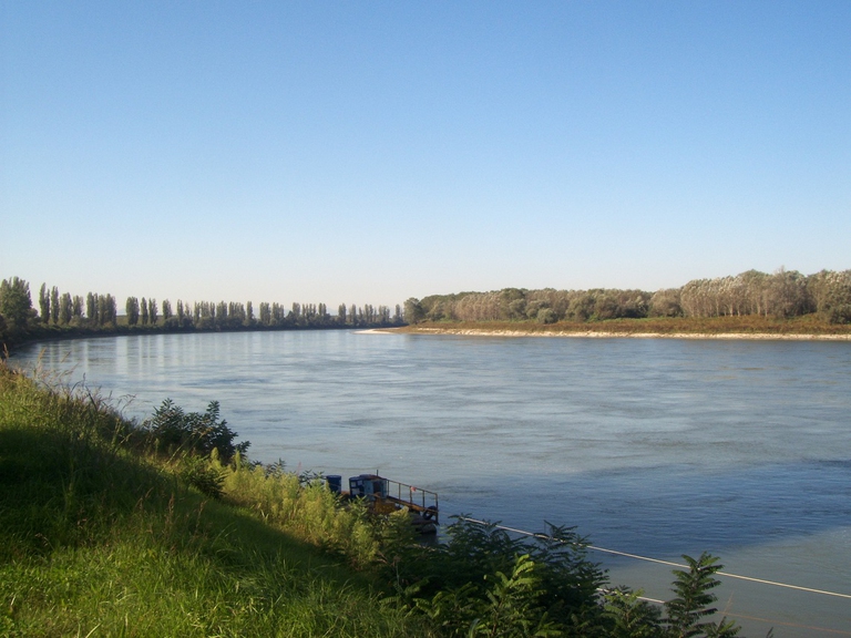 Fiume Po in Lombardia