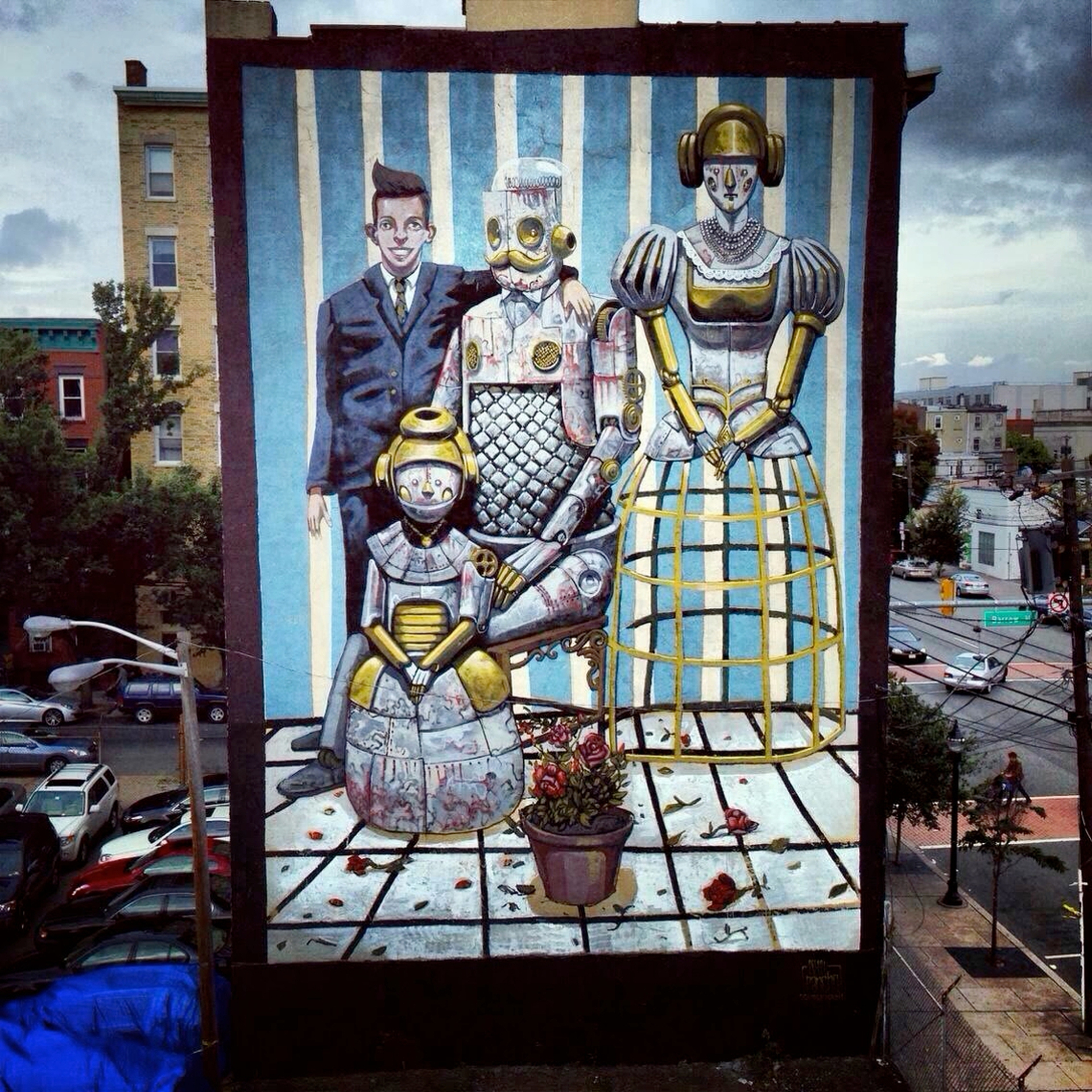 Pixel Pancho, Family Robot New Jersey City USA, 2014