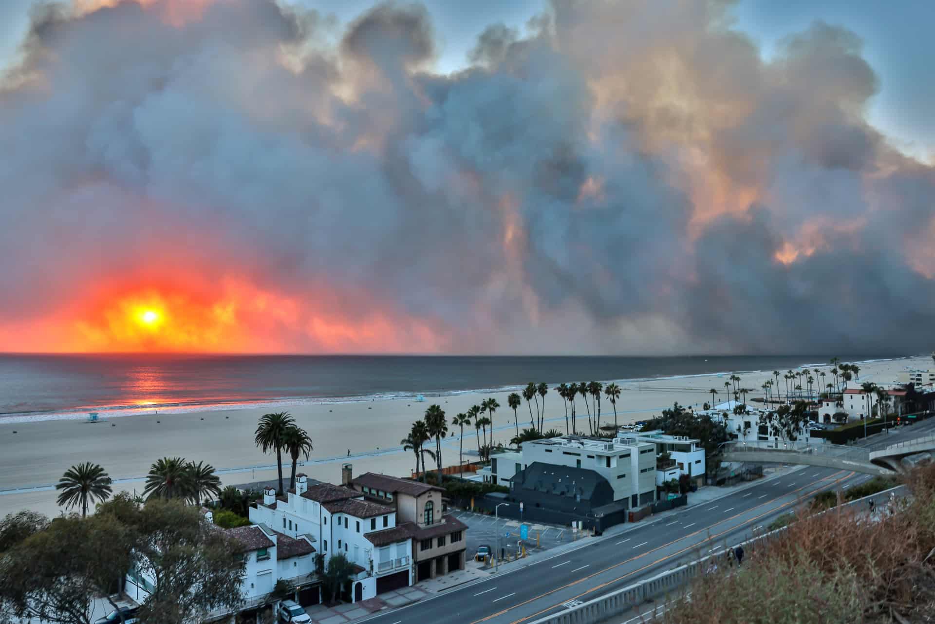 Powerful Winds Fuel Multiple Fires Across Los Angeles Area