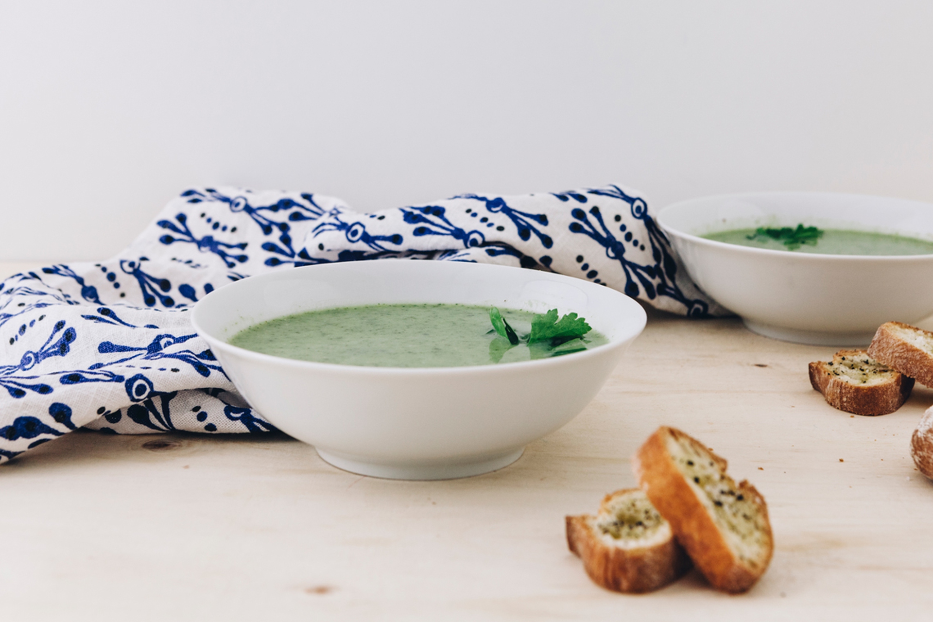 Crema di broccoli e latte di cocco