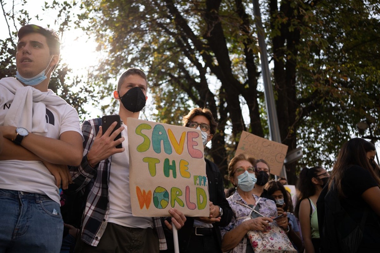 Lo sciopero globale per il clima del 24 settembre 2021 a Milano