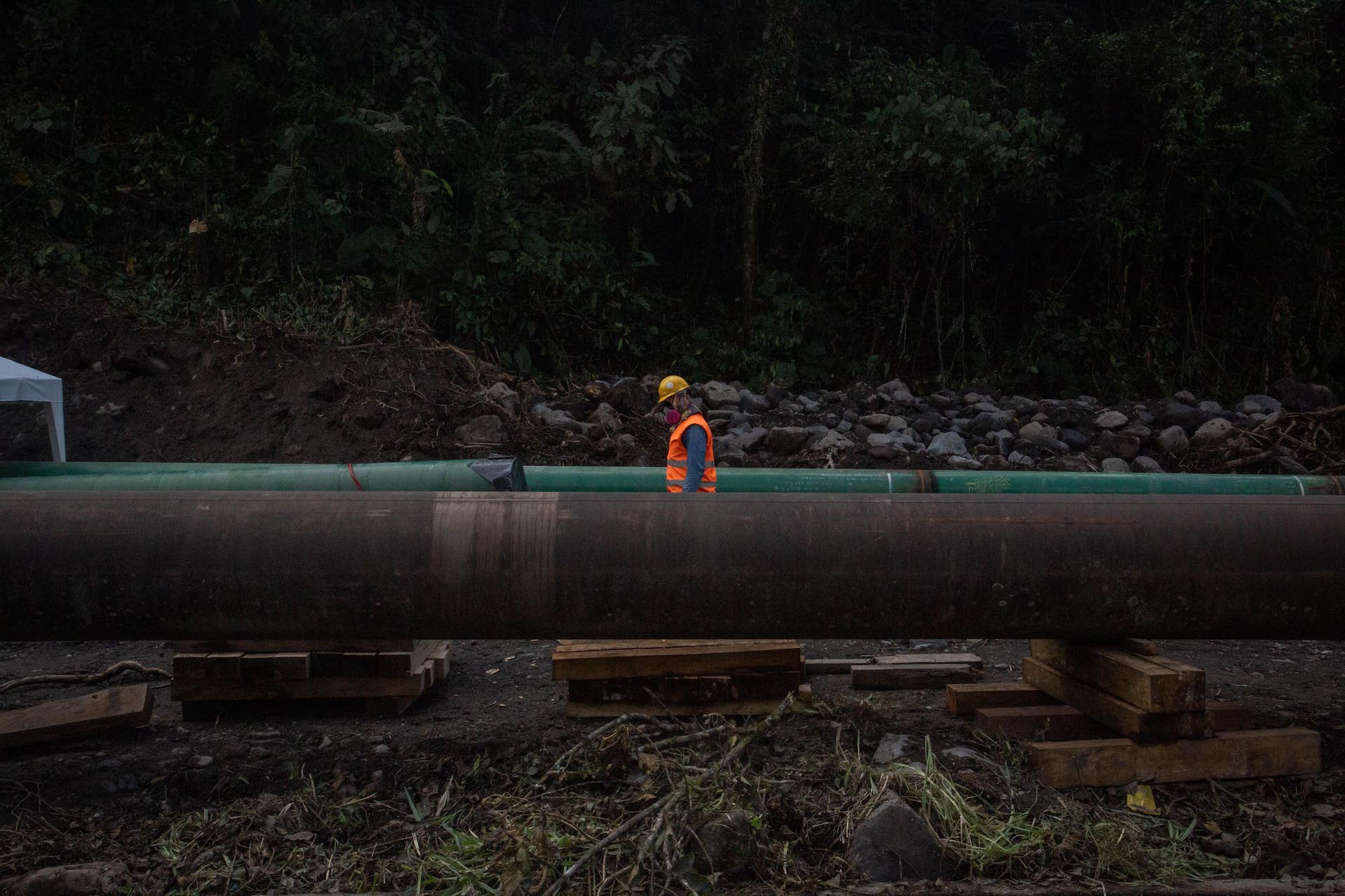 Coca River oil spill