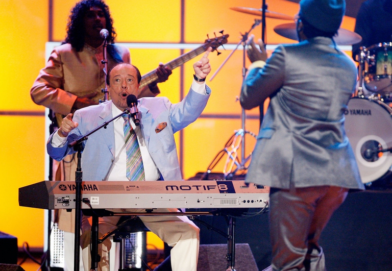 Sergio Mendes sul palco.