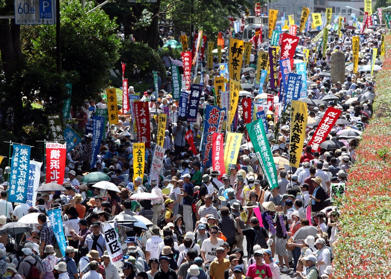fukushima, Anti-nuclear protest in Japan