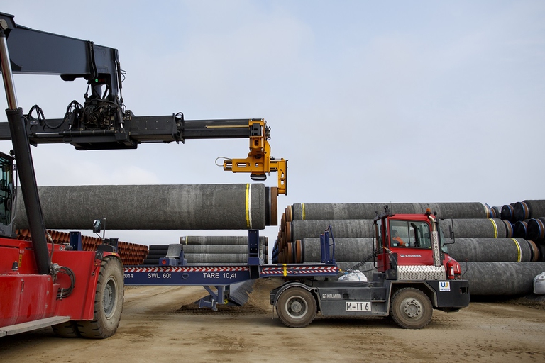 Fasi di realizzazione di un gasdotto