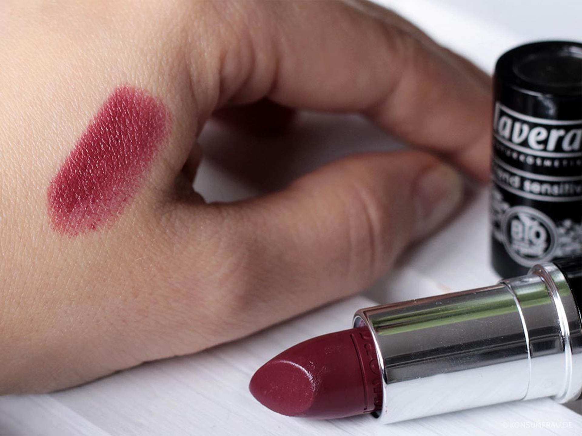 test rossetti vegan. Lavera Colour Intense Lipstick