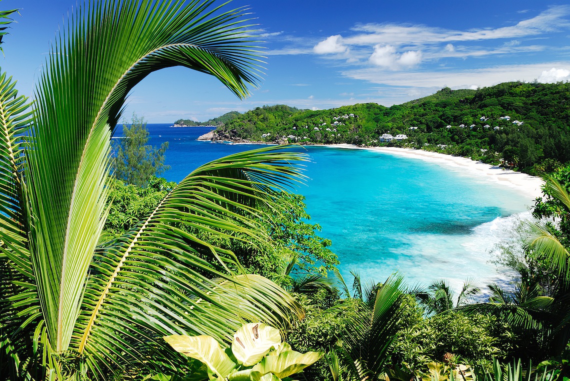 Una spiaggia delle Seychelles