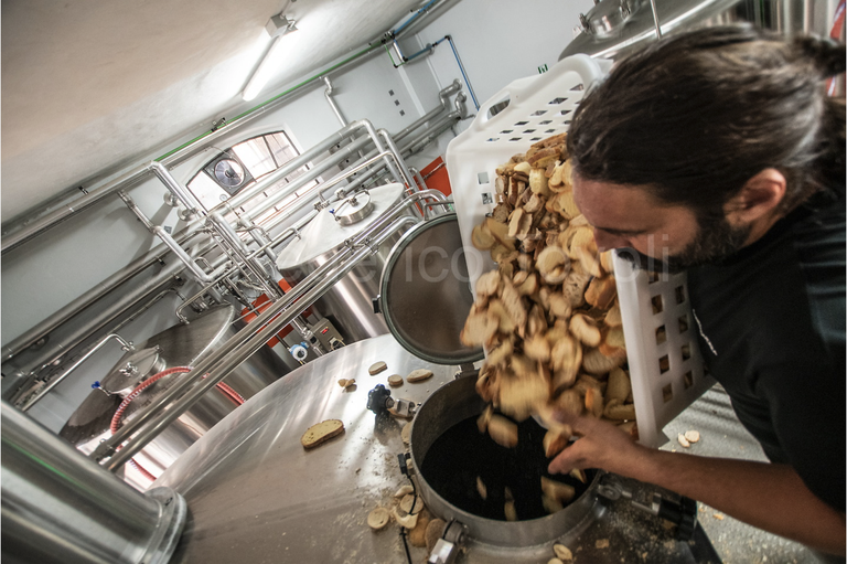 pane in birrificio Biova