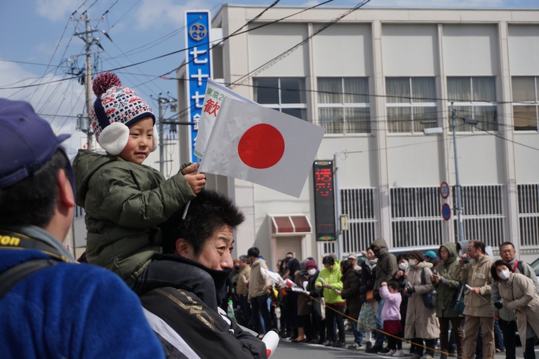 tokyo 2020, olympic flame, matsushima, arrival, lighting