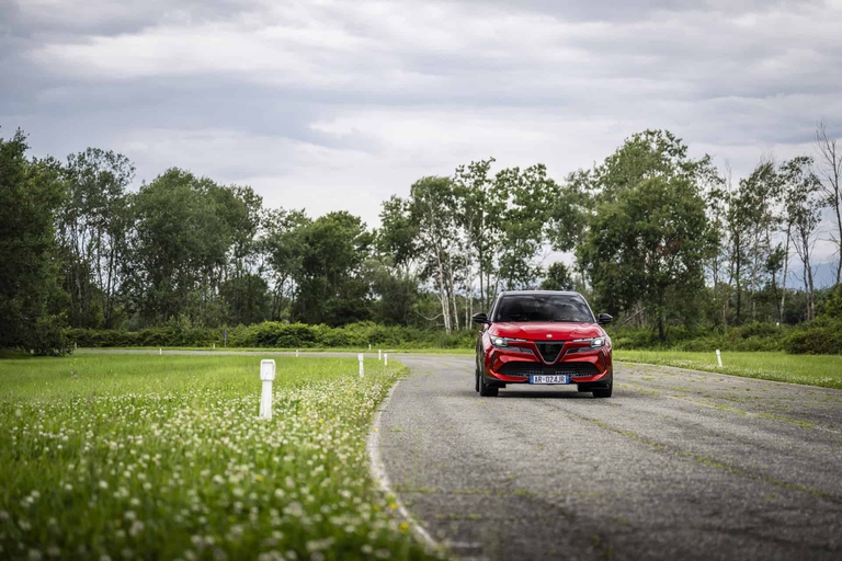 Alfa Romeo, elettrica, test drive