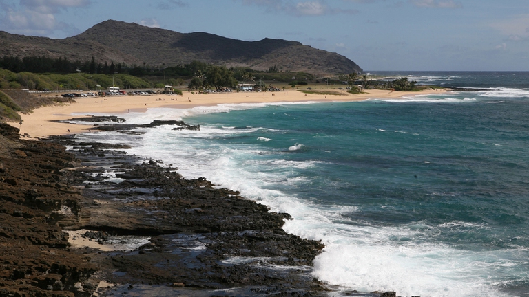 Veduta di una spiaggia di Honolulu alle Hawaii - Justin Sullivan / Getty