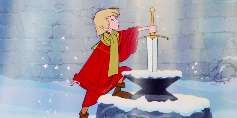 Contro la tristezza spada nella roccia disney