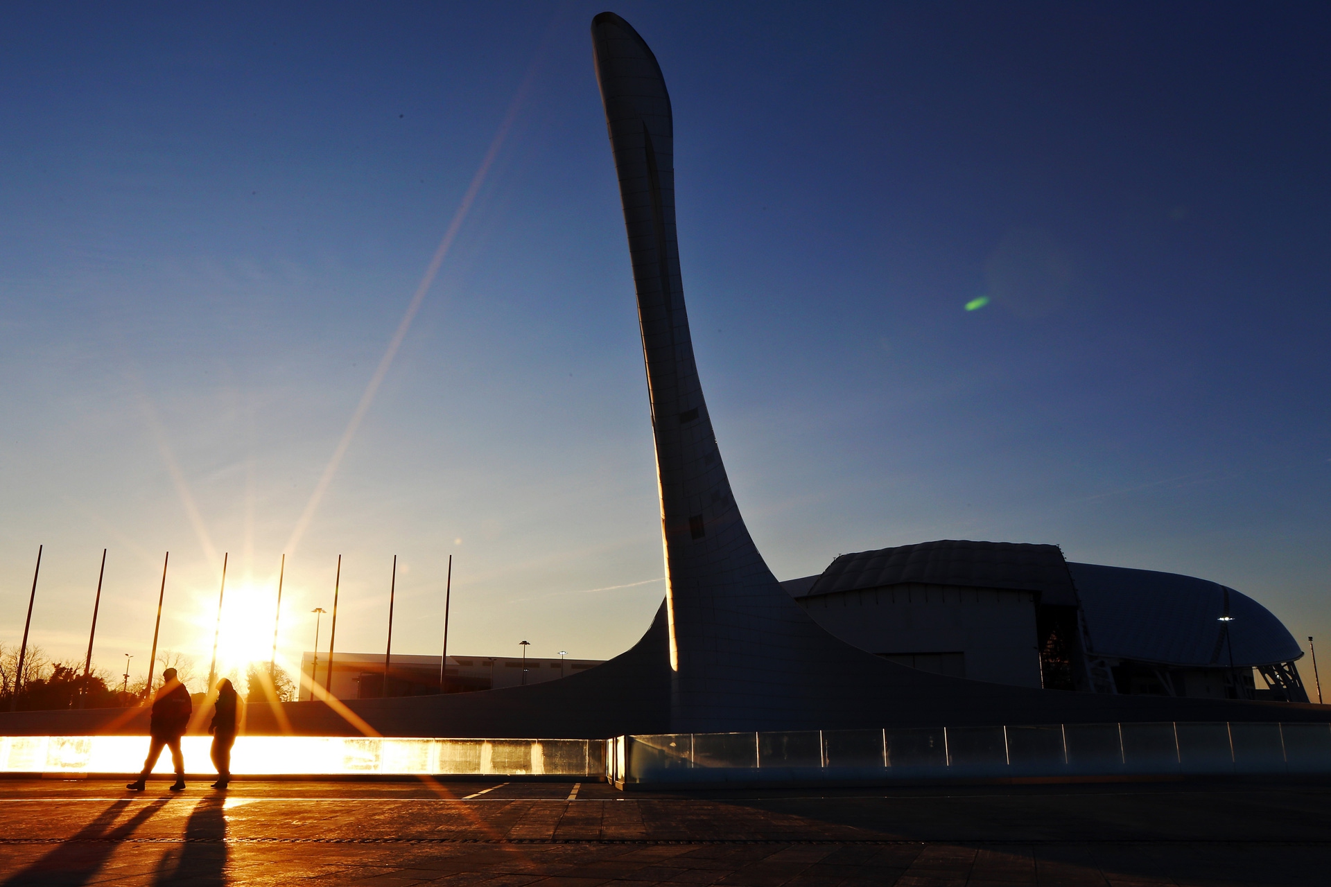 Lo stadio olimpico ad Adler