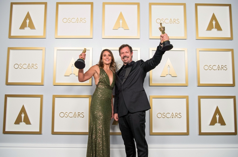 Pippa Ehrlich e James Reed, registi del documentario Il mio amico in fondo al mare, premiato Oscar 2021 