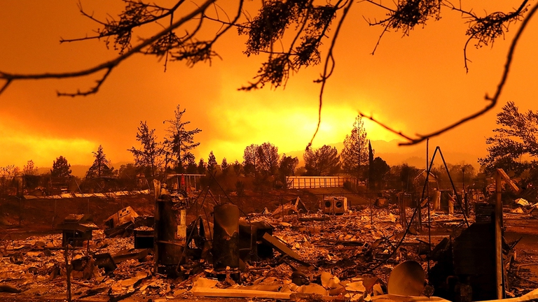 Incendi in California, Redding