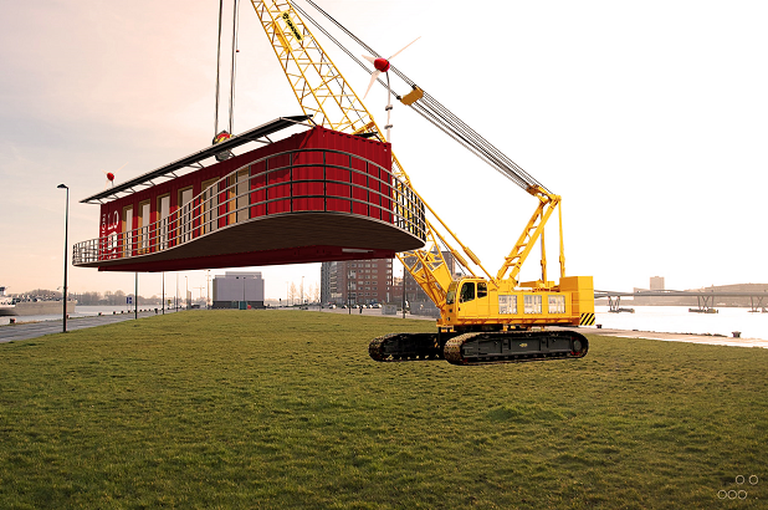 Esemplare di casa container