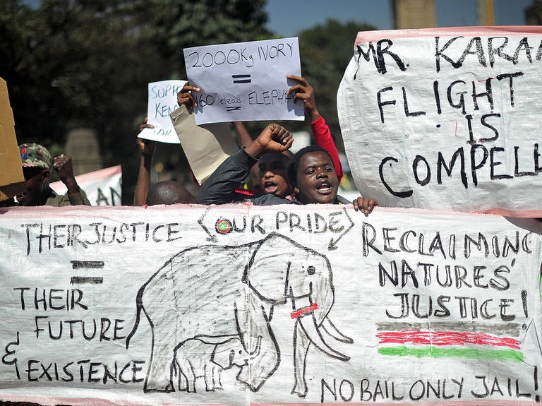 I cittadini kenioti dalla parte degli elefanti