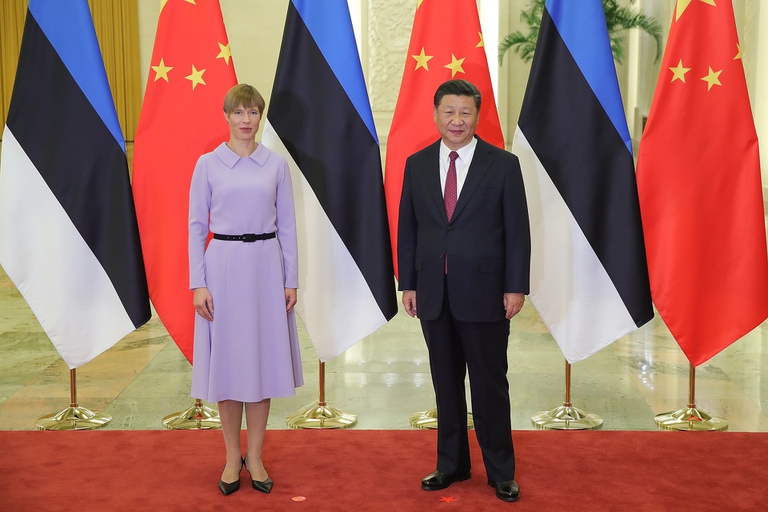 Kersti Kaljulaid, presidente della repubblica, estonia