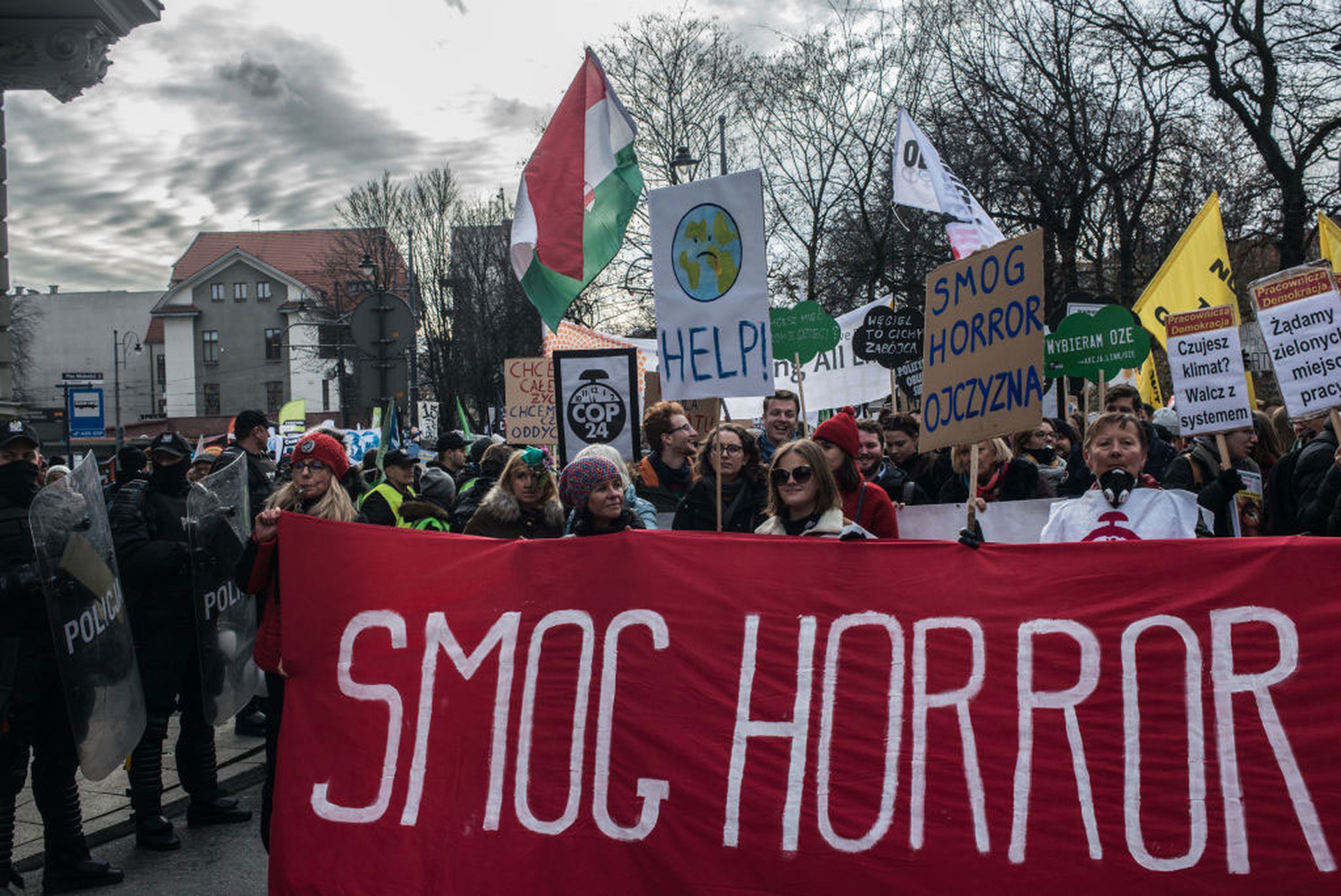 Cop 24, le proteste in Polonia
