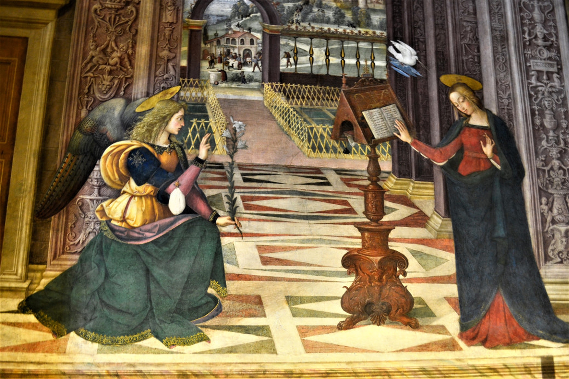 Cappella Baglioni a Spello, un particolare