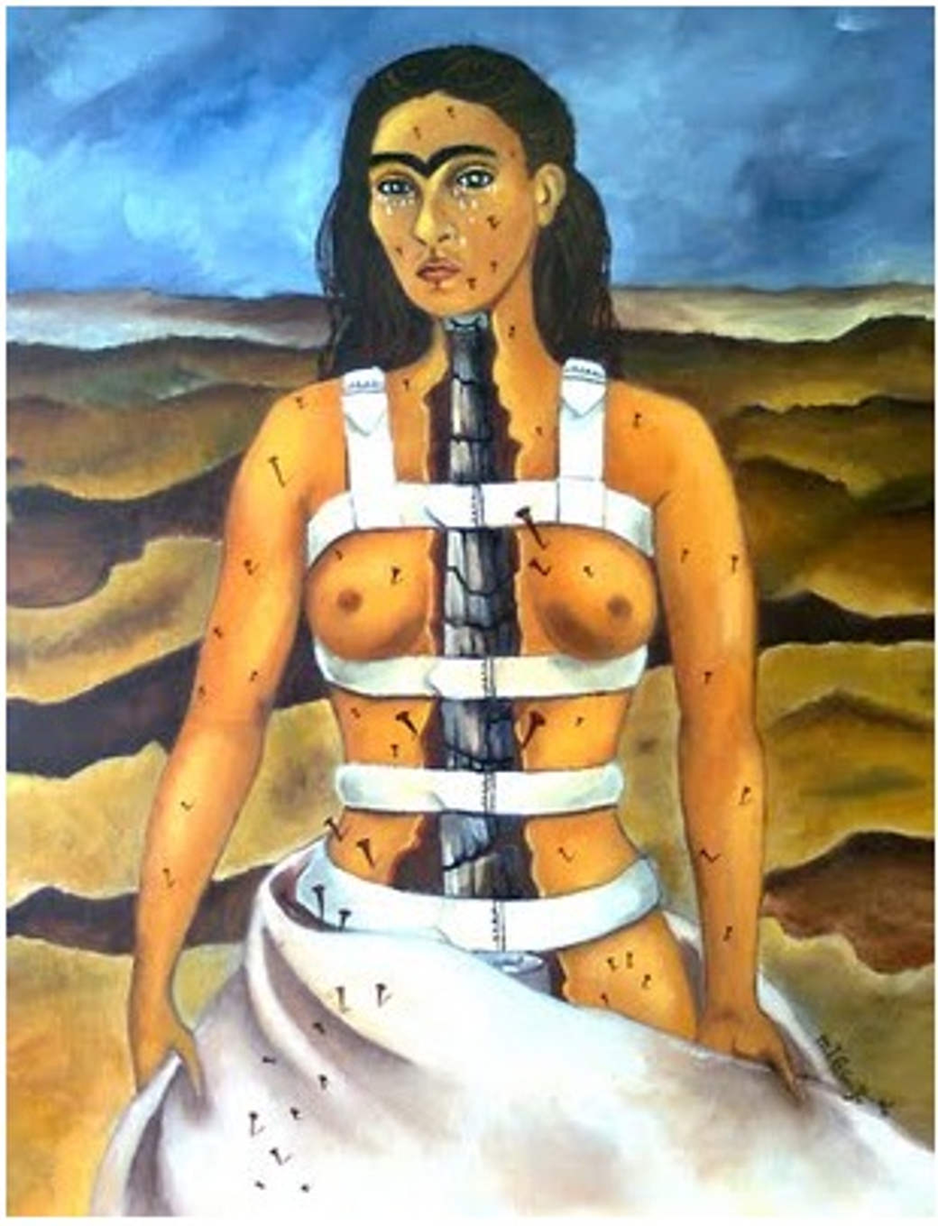 Frida Khalo, La columna rota