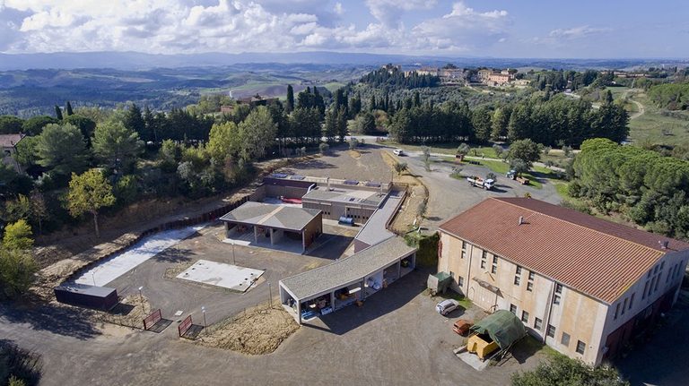Questo è l’impianto di Renovo Bioenergy che alimenterà la rete di teleriscaldamento e climatizzazione al servizio del Toscana Resort Castelfalfi.