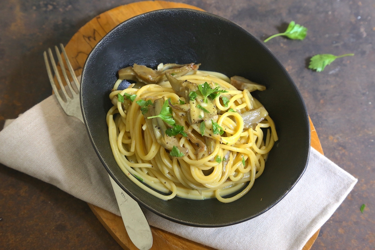 Carbonara di carciofi