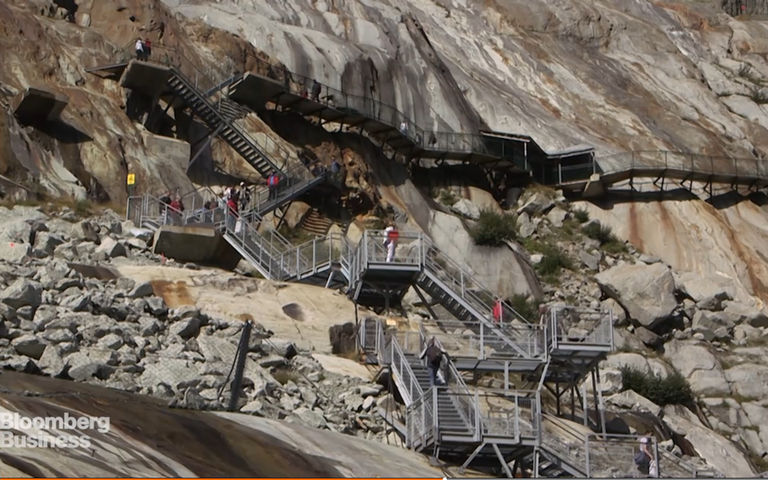 Mer de glace - scale ghiacciaio