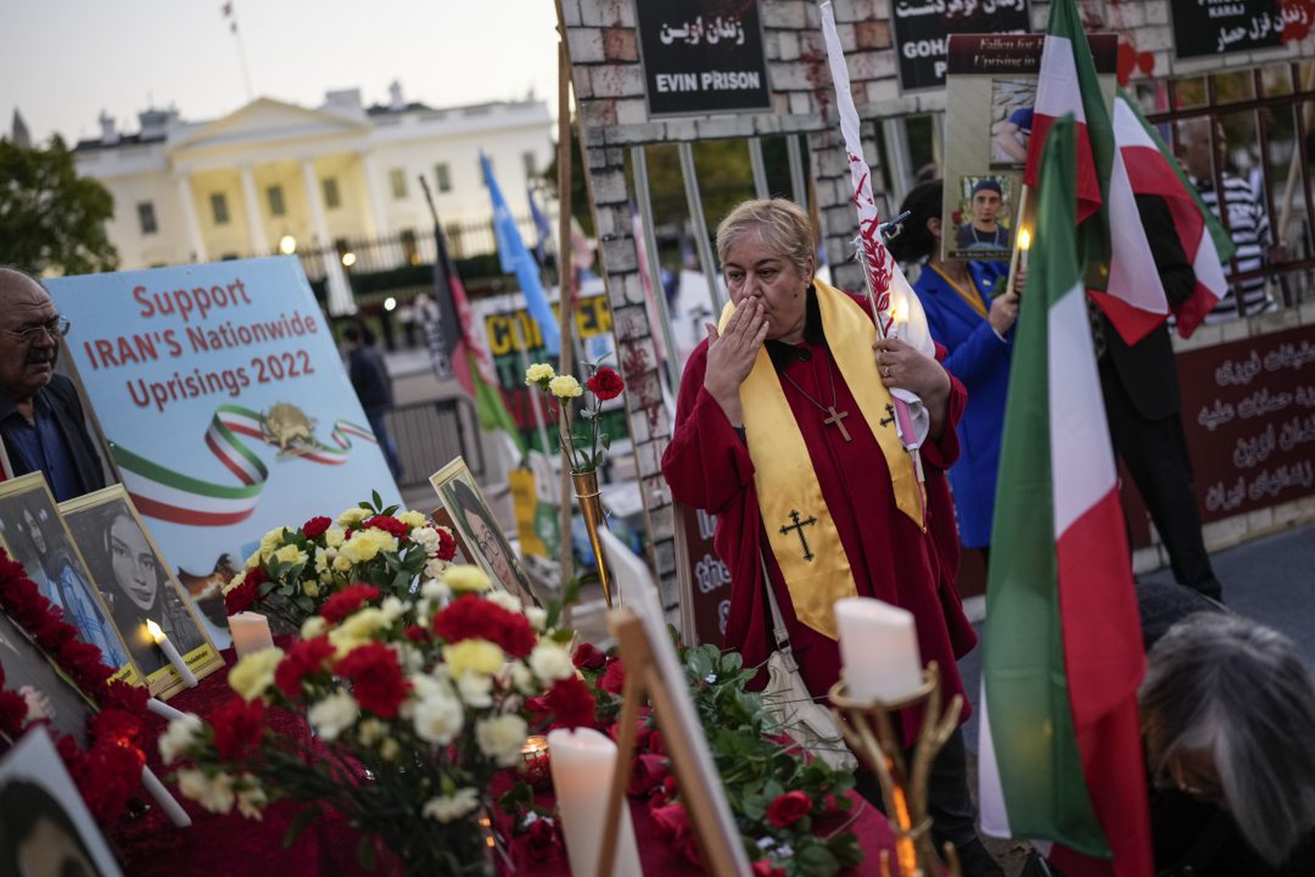 Vigil In Support Of Iranian Protesters Marks 40 Days Since Mahsa Amini's Murder