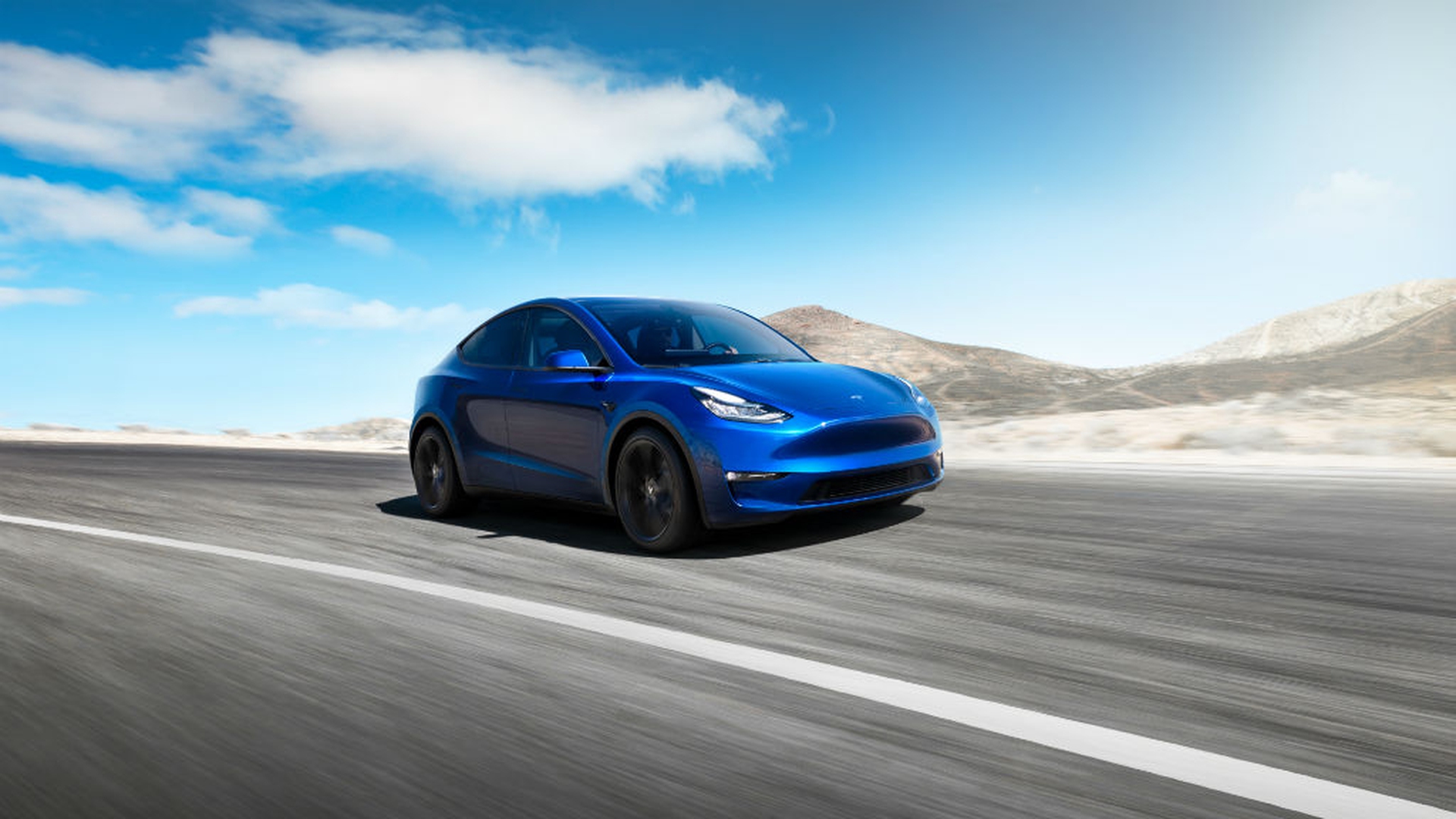 Model Y blu