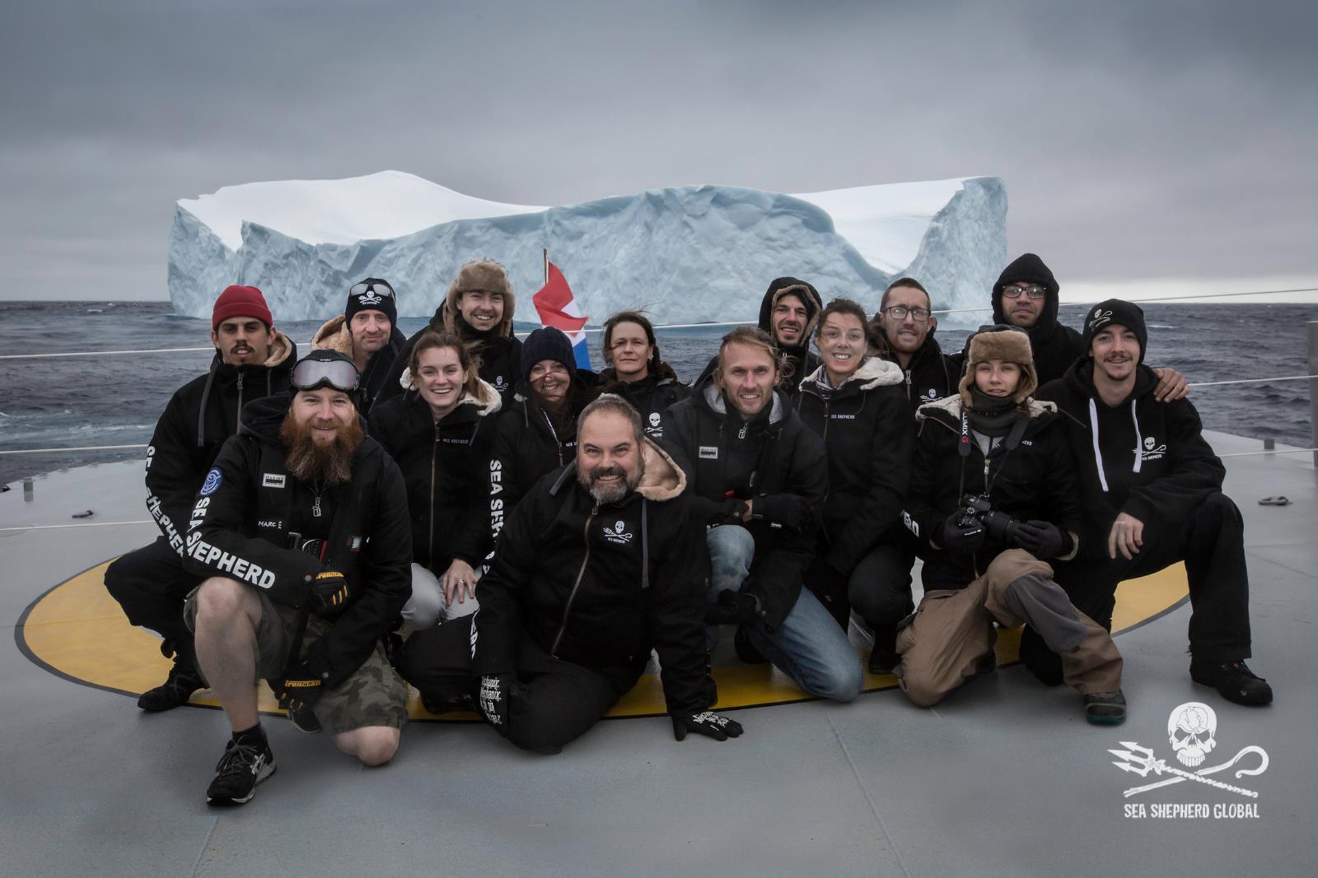 Happy New Year from The MV Ocean Warrior crew Photo- Simon Ager Sea Shepherd Global