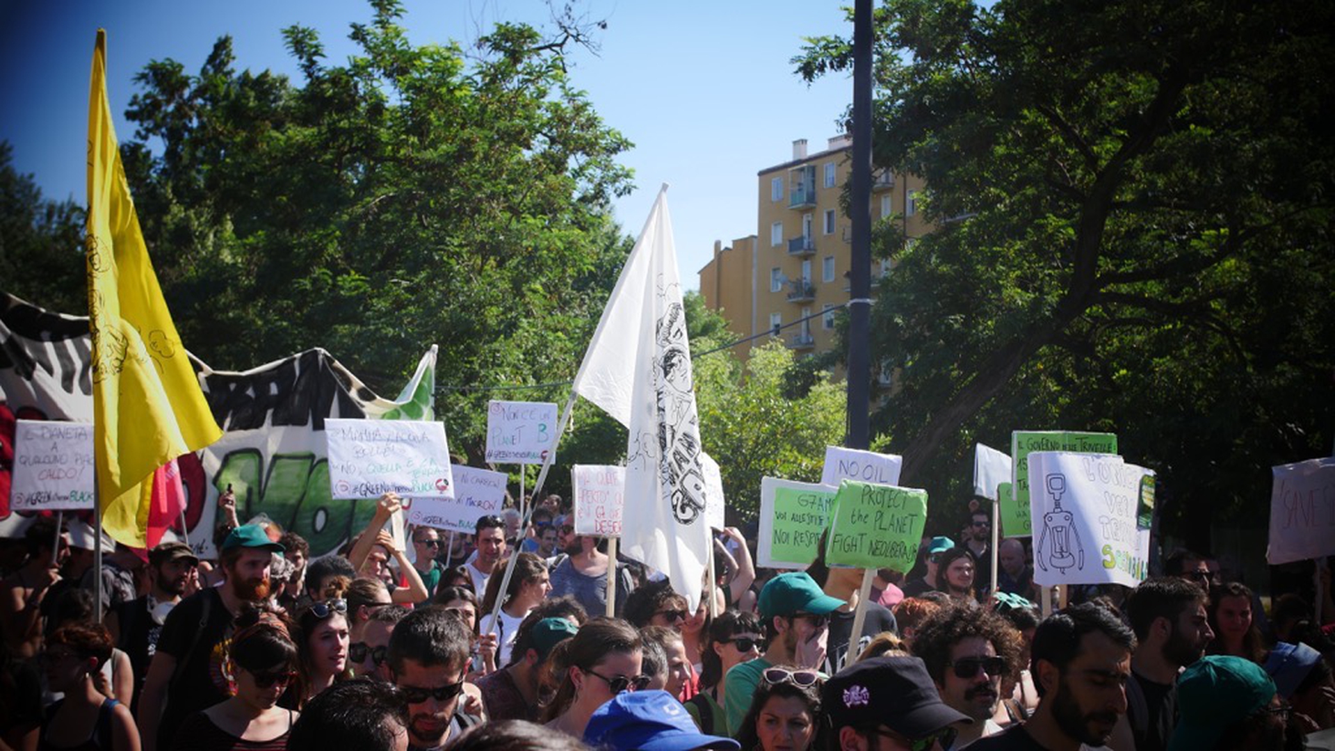 Corteo contro il G7 Ambiente di Bologna