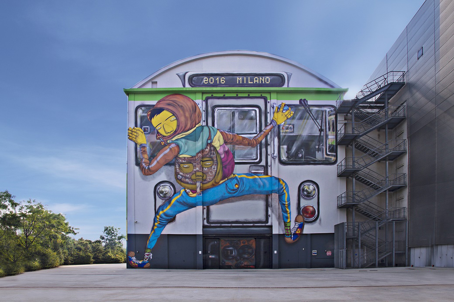 L'arte di OSGEMEOS in via Sesto San Giovanni 149, Milano